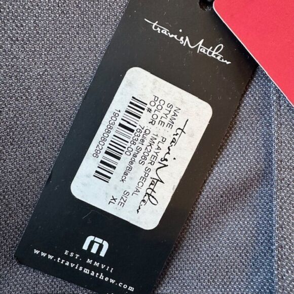 Travis Mathew Dark Gray Golf Polo in Size XL (NWT) - Picture 6 of 9
